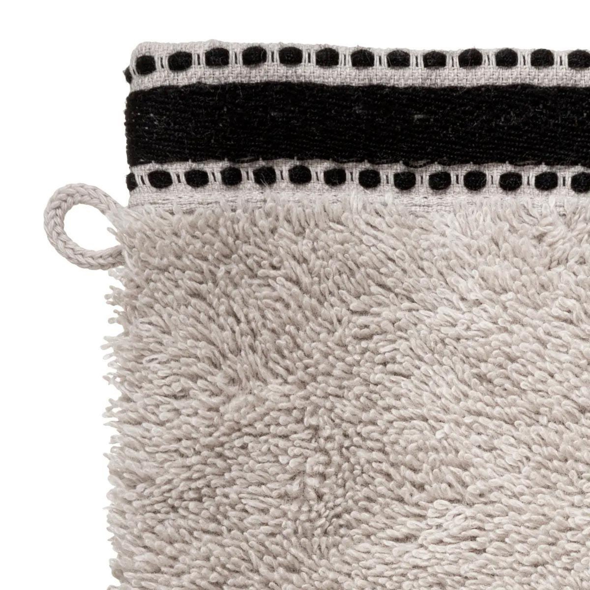 Voir la diapositive 2 : ATMOSPHERA Lot de 2 gants de toilette  joia  15x21cm lin
