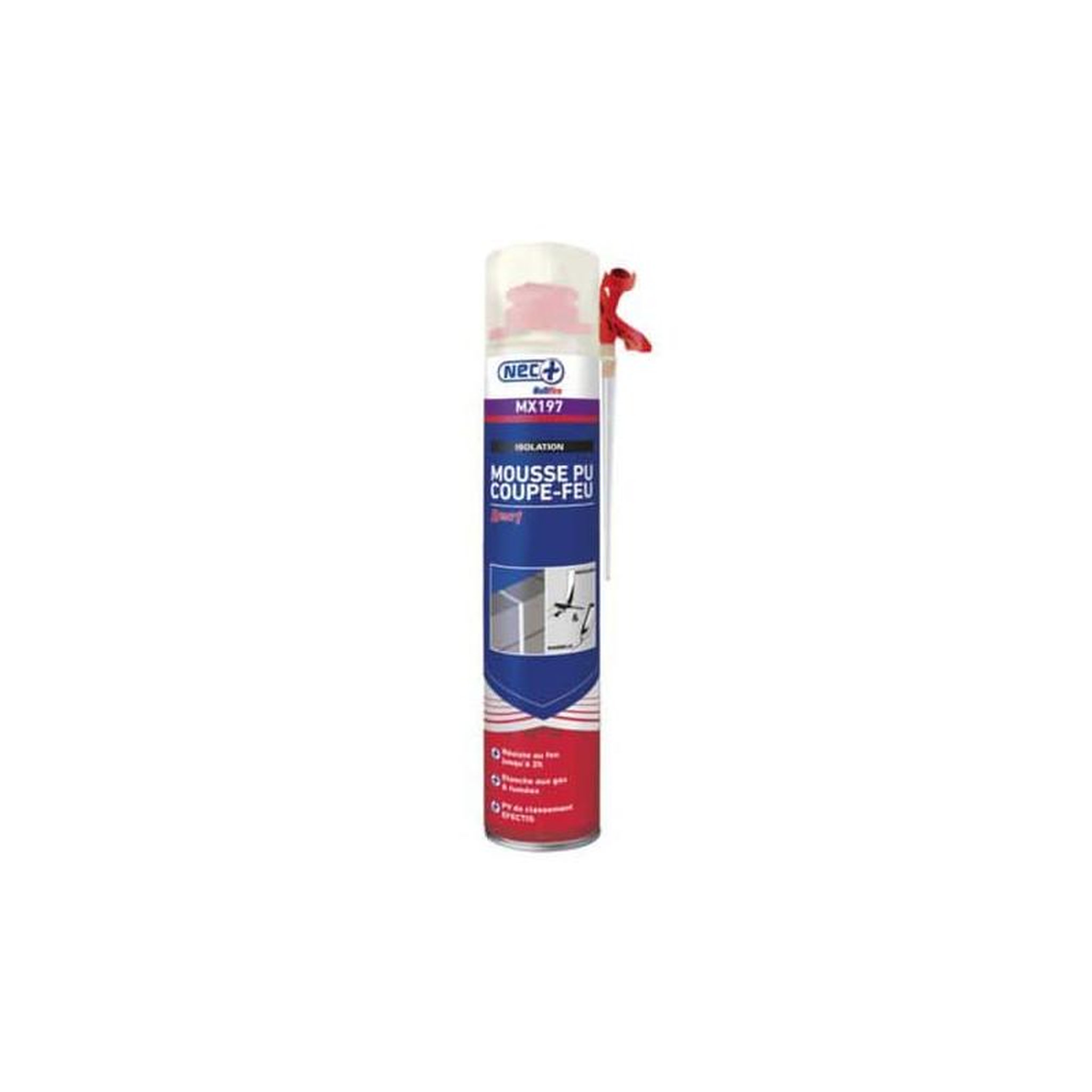 NEC + Mousse coupe feu MX197 2 en 1 NEC+