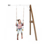 Voir la diapositive 2 : Axi House AXI Portique mural en bois Marron Blanc 1 balançoire 160x171x207cm