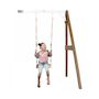 Voir la diapositive 2 : Axi House AXI Portique mural en bois Marron Blanc 1 balançoire 160x171x207cm
