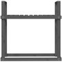 Voir la diapositive 5 : VIDAXL Support pour bois de chauffage Gris 110x35x108,5 cm Bois de pin