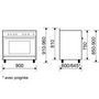 Voir la diapositive 3 : Glem Piano de cuisson mixte 104l 5 feux inox - ge960cbix2