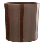Paris Prix Cache-Pot en Céramique Design  Flek  24cm Marron