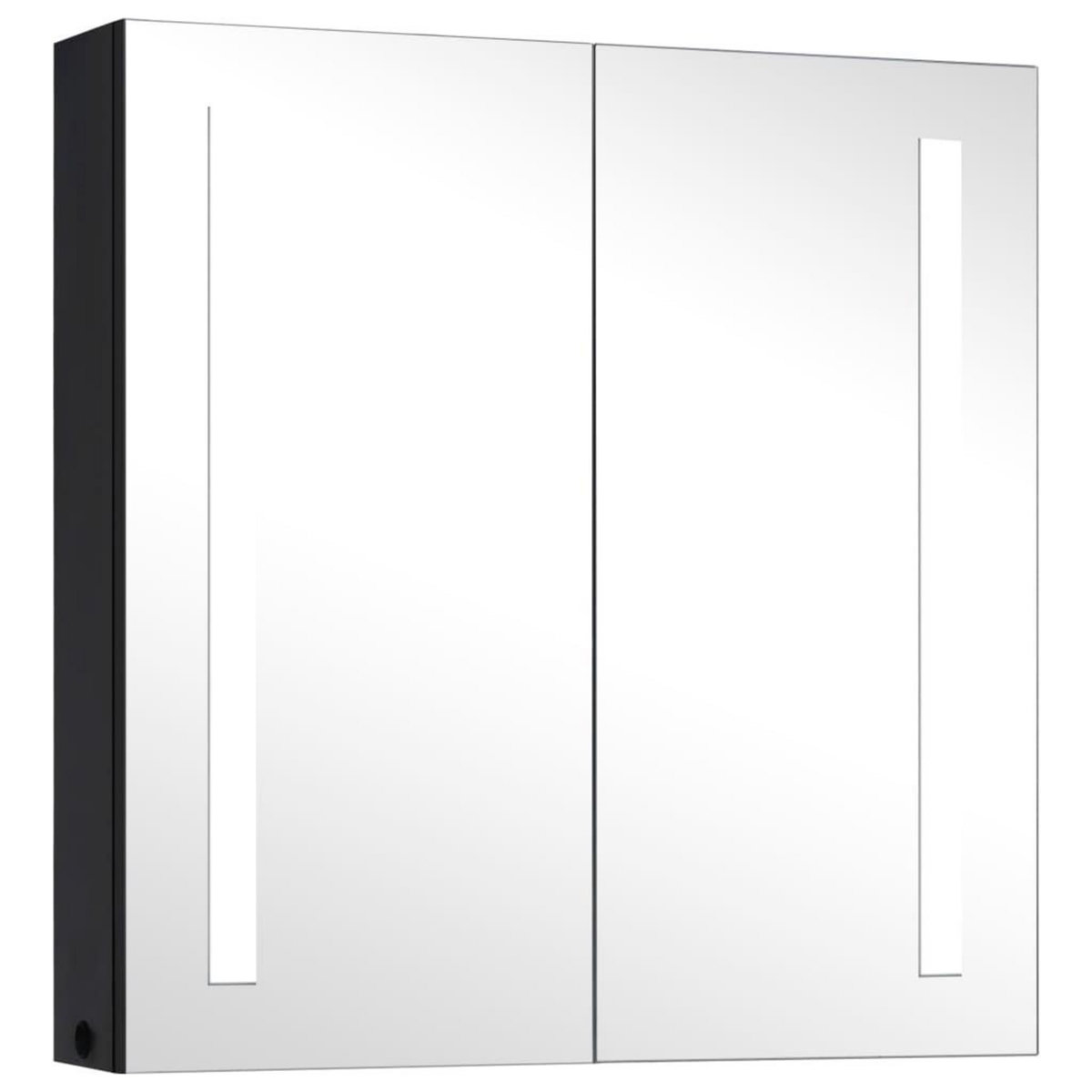 VIDAXL Armoire de salle de bain a miroir LED 62x14x60 cm