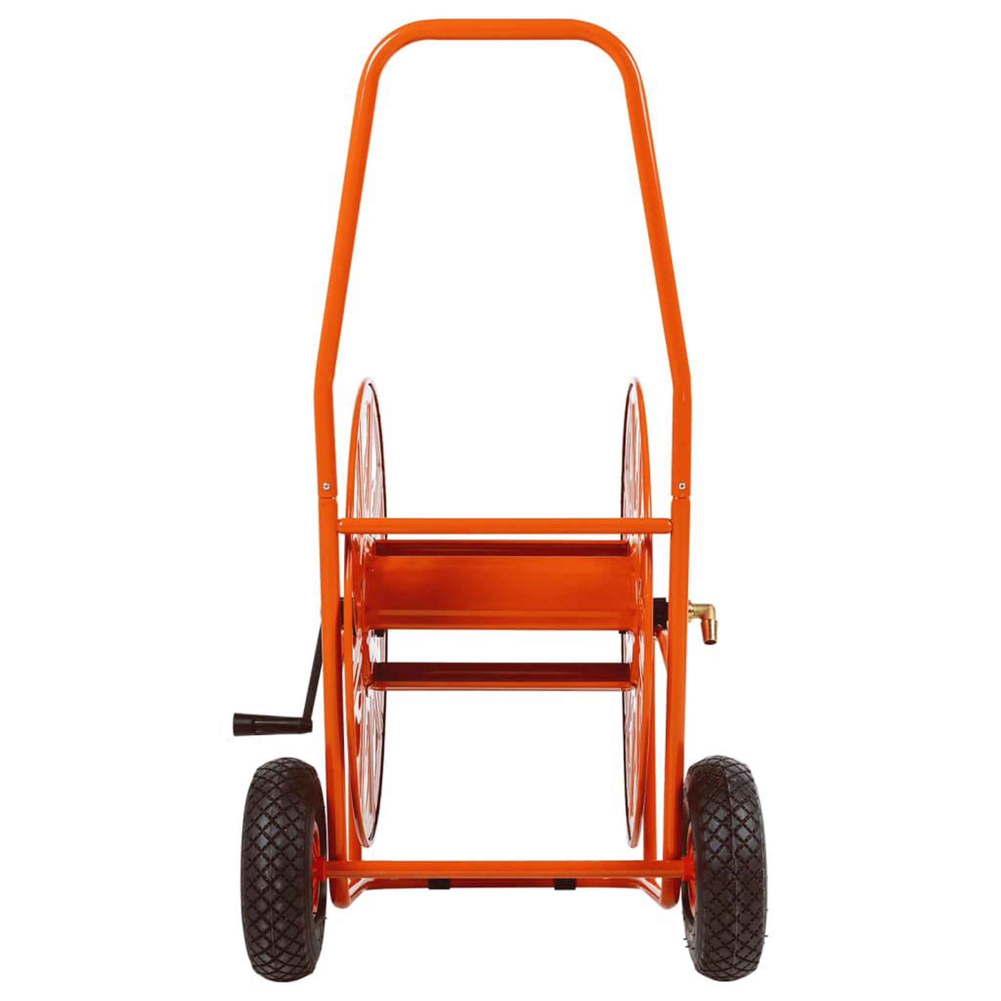 Voir la diapositive 5 : VIDAXL Chariot d'enrouleur pour tuyau de 140 m 3/4  acier