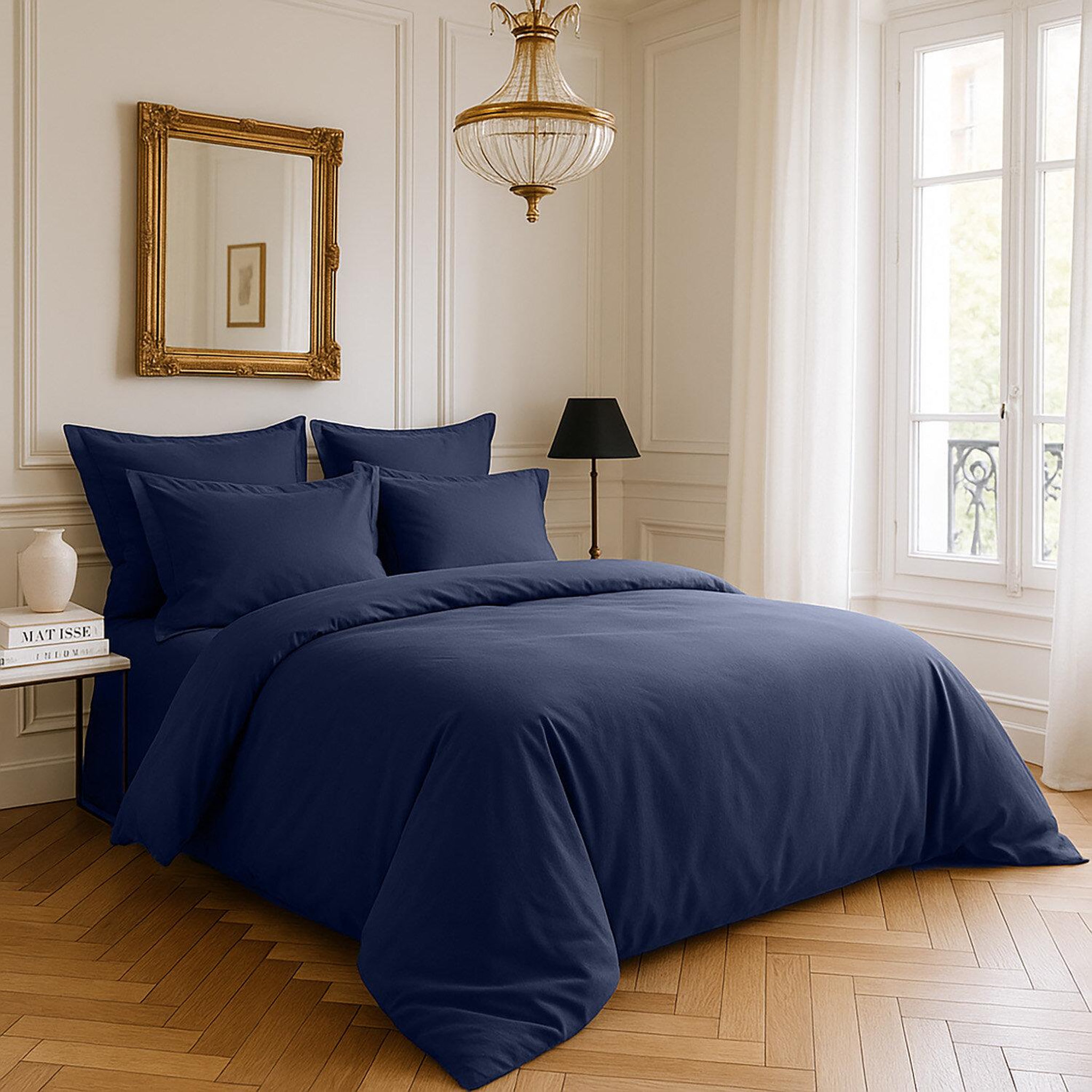 Voir la diapositive 3 : BATON ROUGE Taie d'oreiller 100% satin de coton 105 fils