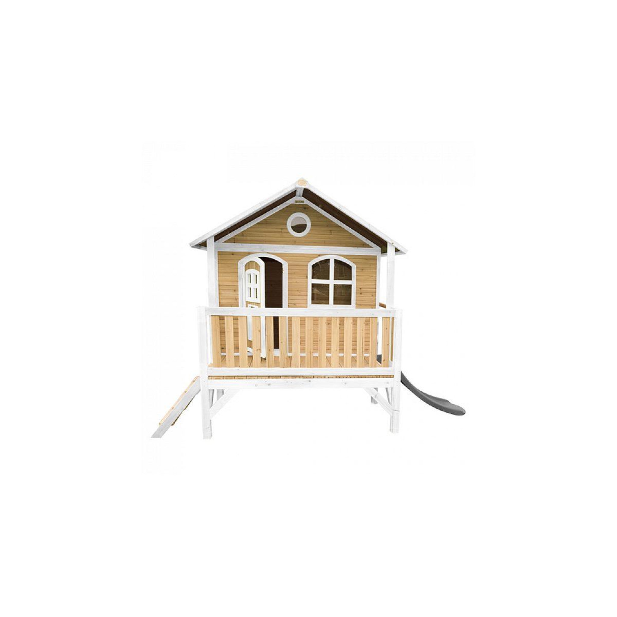 Axi House Axi classic stef maisonnette marron blanc toboggan gris