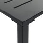 Voir la diapositive 5 : VIDAXL Table de bar noir 200x100x110 cm acier enduit de poudre