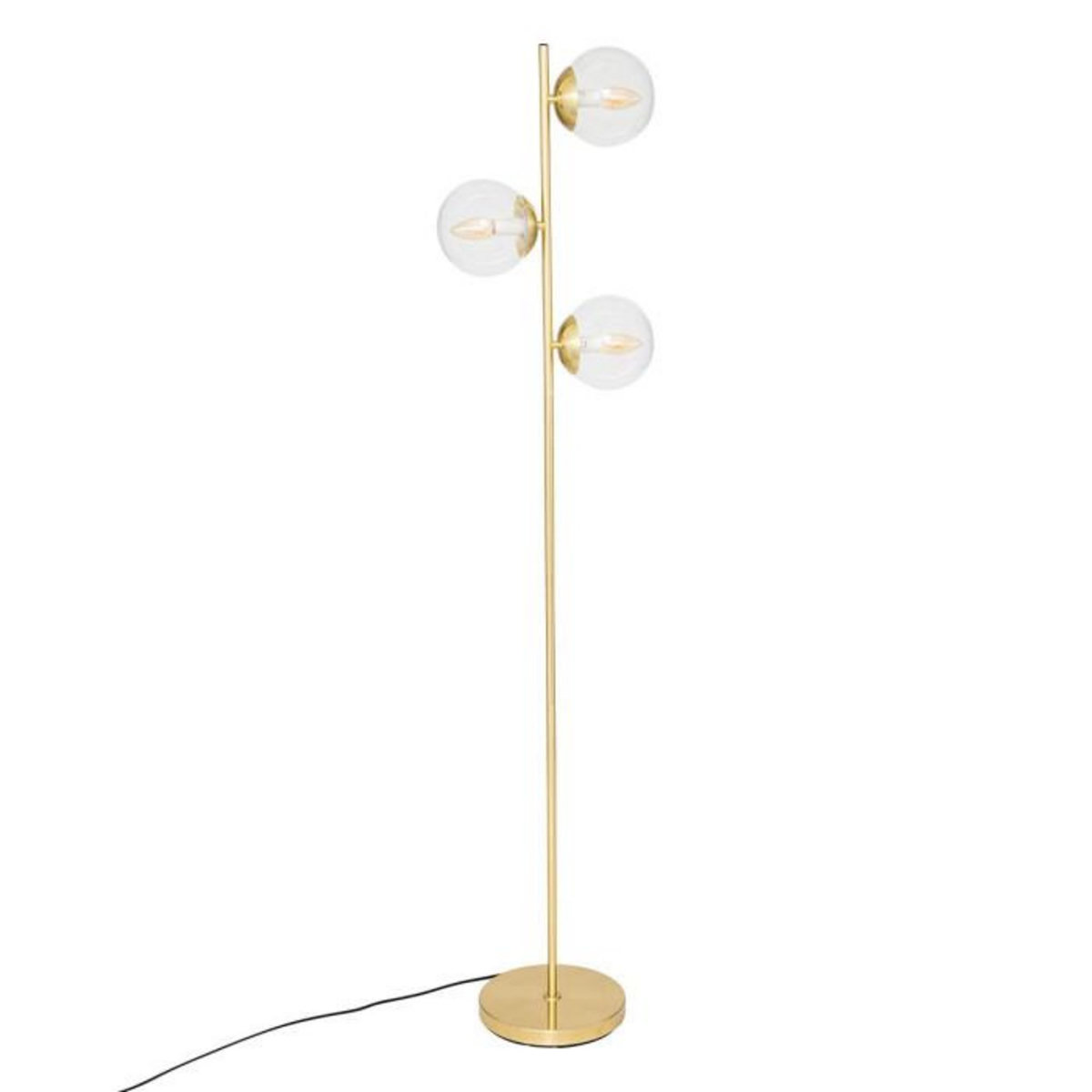 ATMOSPHERA Lampadaire en Métal  Le Collectionneur  162cm Or