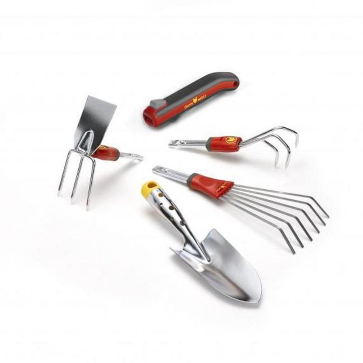 Outils Wolf Mini-set balcons et terrasses - 4 outils et 1 manche MULTI-STAR