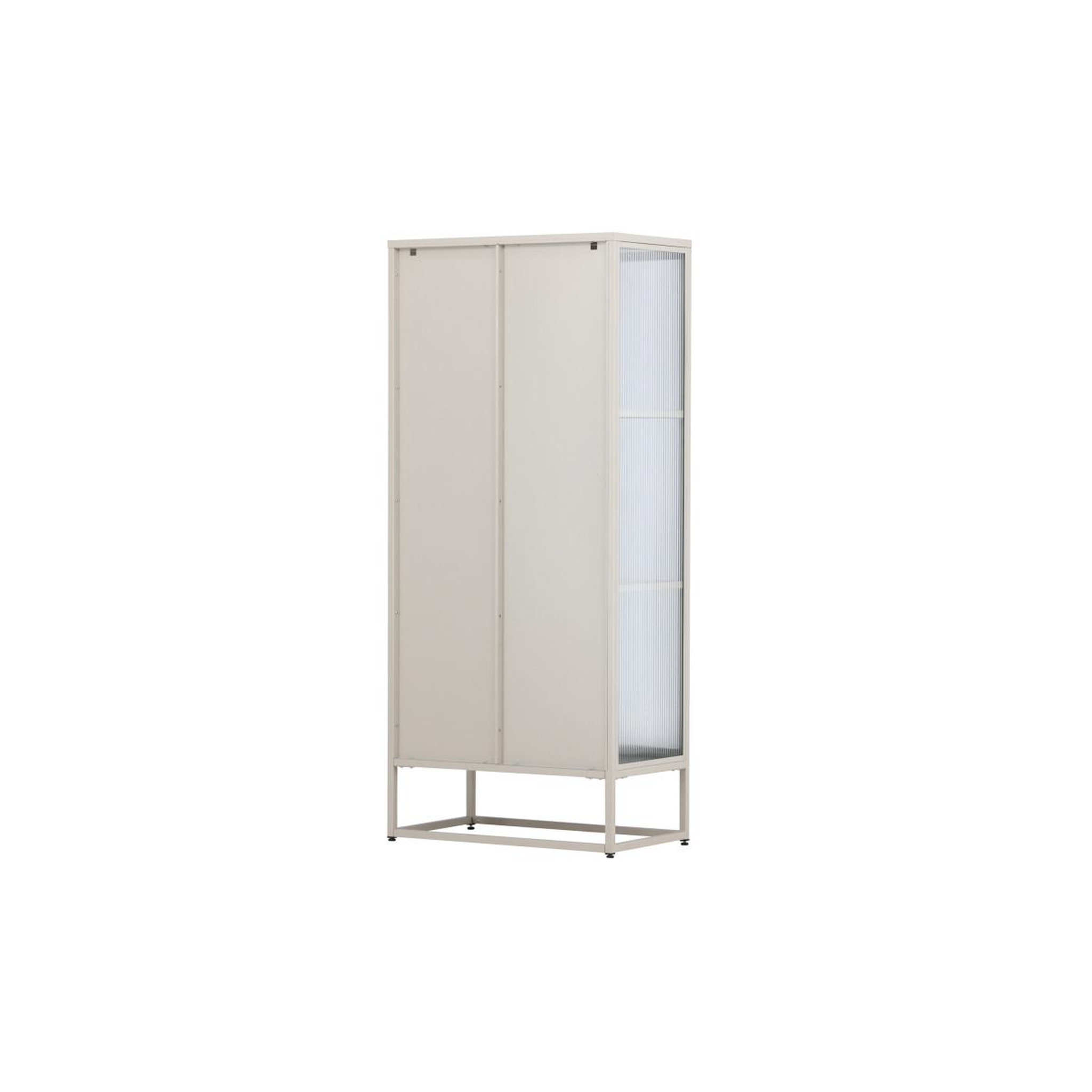 Voir la diapositive 5 : Paris Prix Vitrine 2 portes design  garis  160cm beige