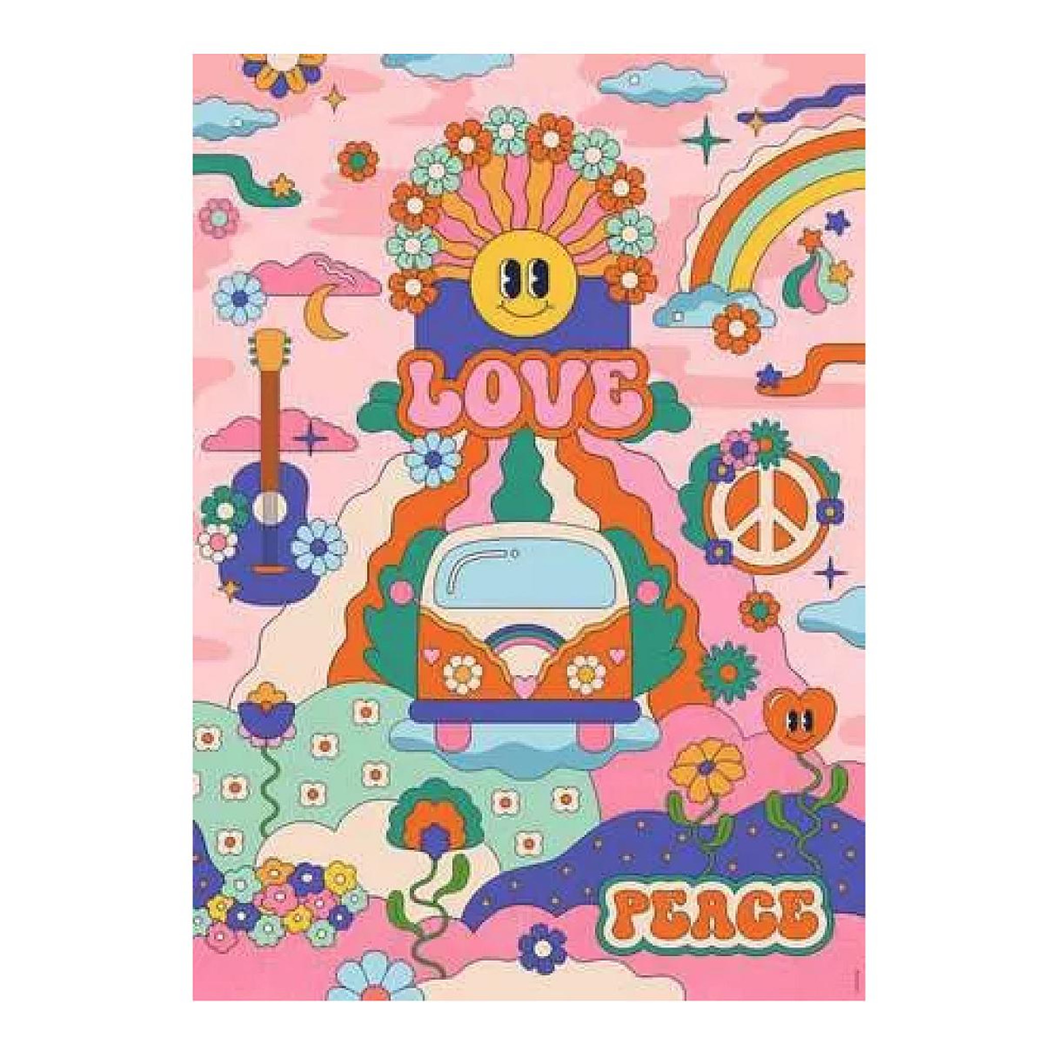 Nathan Nathan - Puzzle 1000P - Hippie Cha Cha Pop