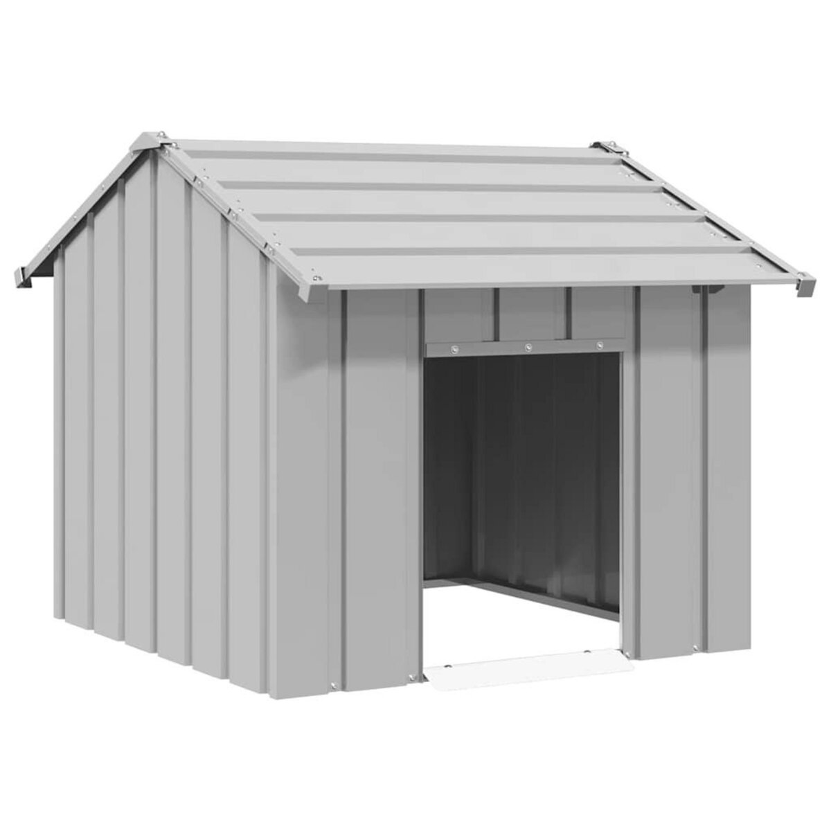 VIDAXL Niche pour chien avec toit noir 85x107x81 cm acier galvanise