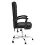 Voir la diapositive 4 : VIDAXL Fauteuil inclinable de bureau Noir Similicuir