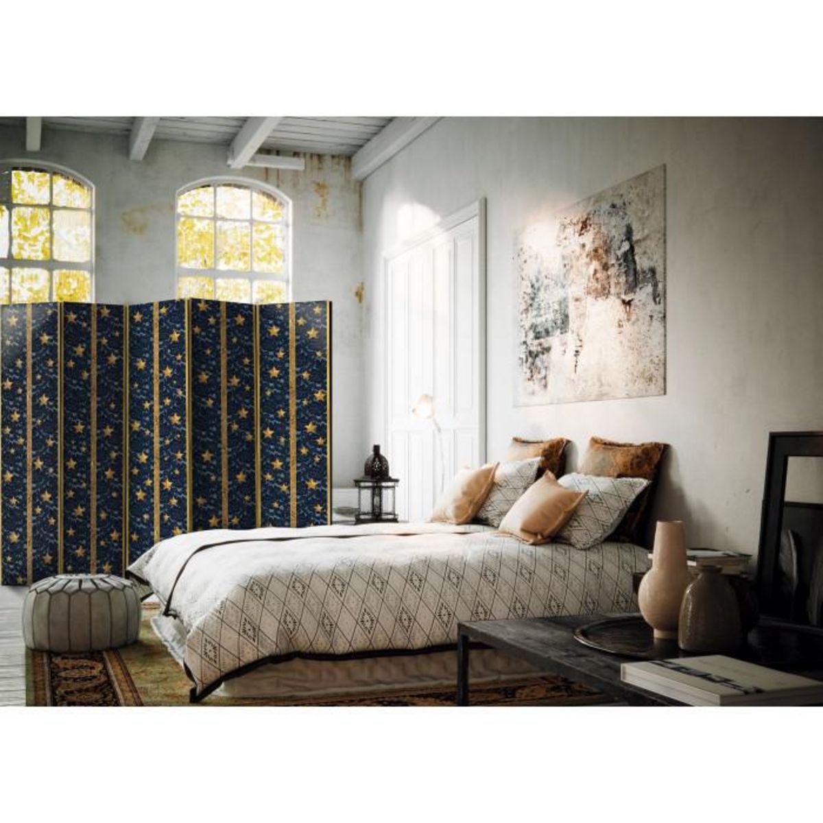 Paris Prix Paravent 5 Volets  Lace Constellation  172x225cm