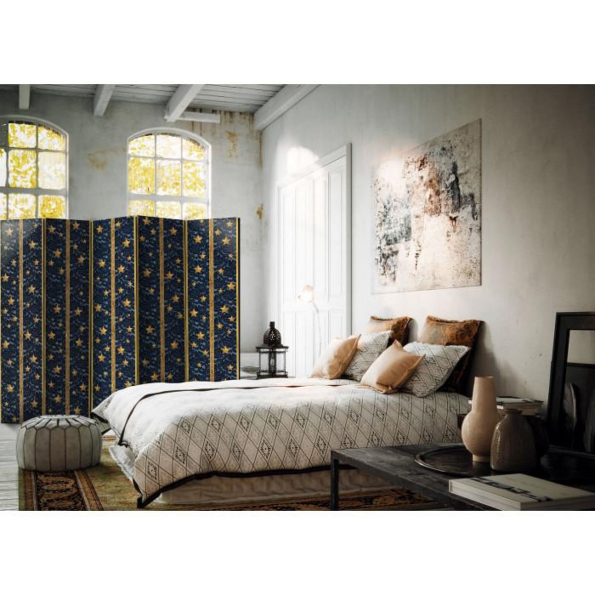 Paris Prix Paravent 5 Volets  Lace Constellation  172x225cm