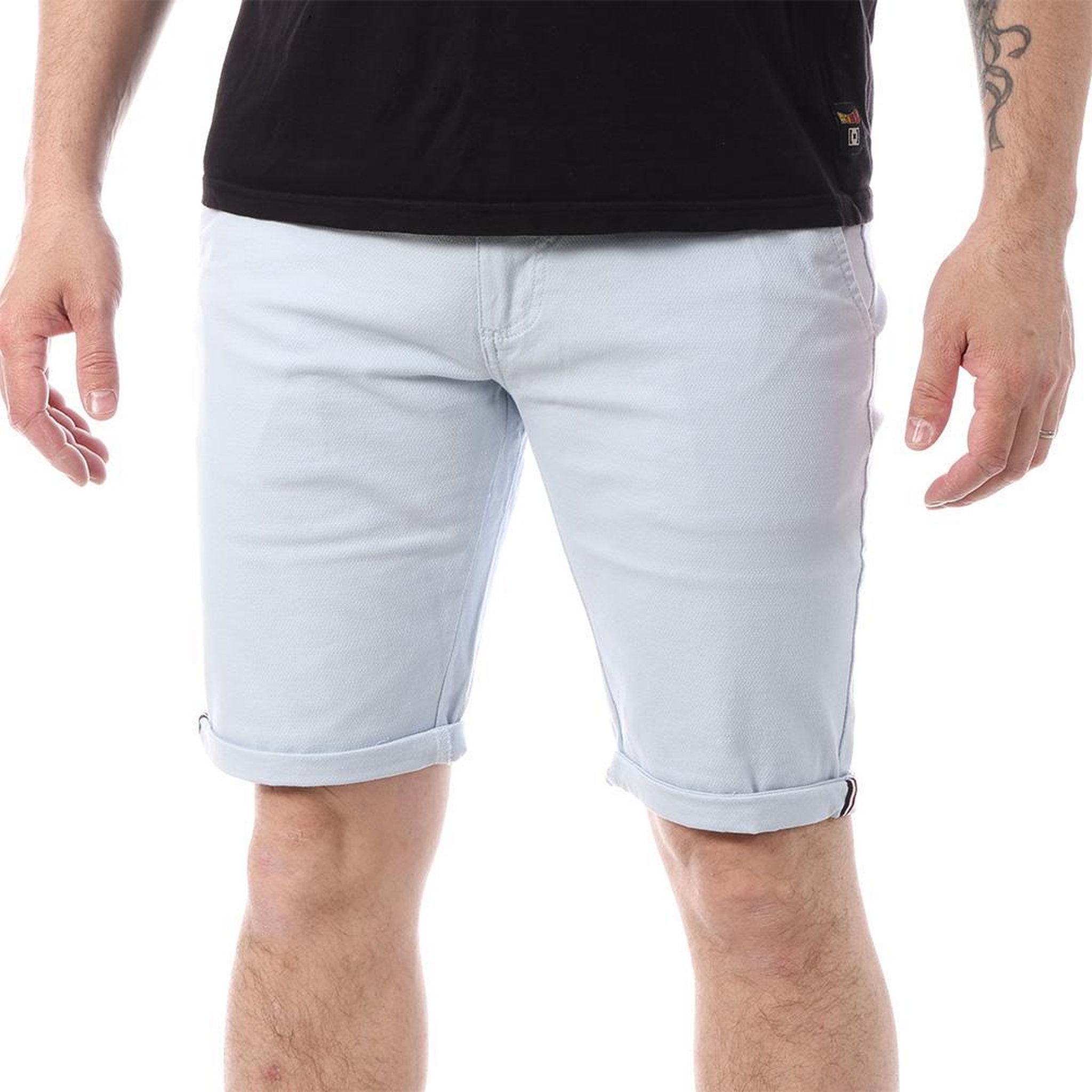 Voir la diapositive 2 : LA MAISON BLAGGIO Short bleu homme la maison blaggio new