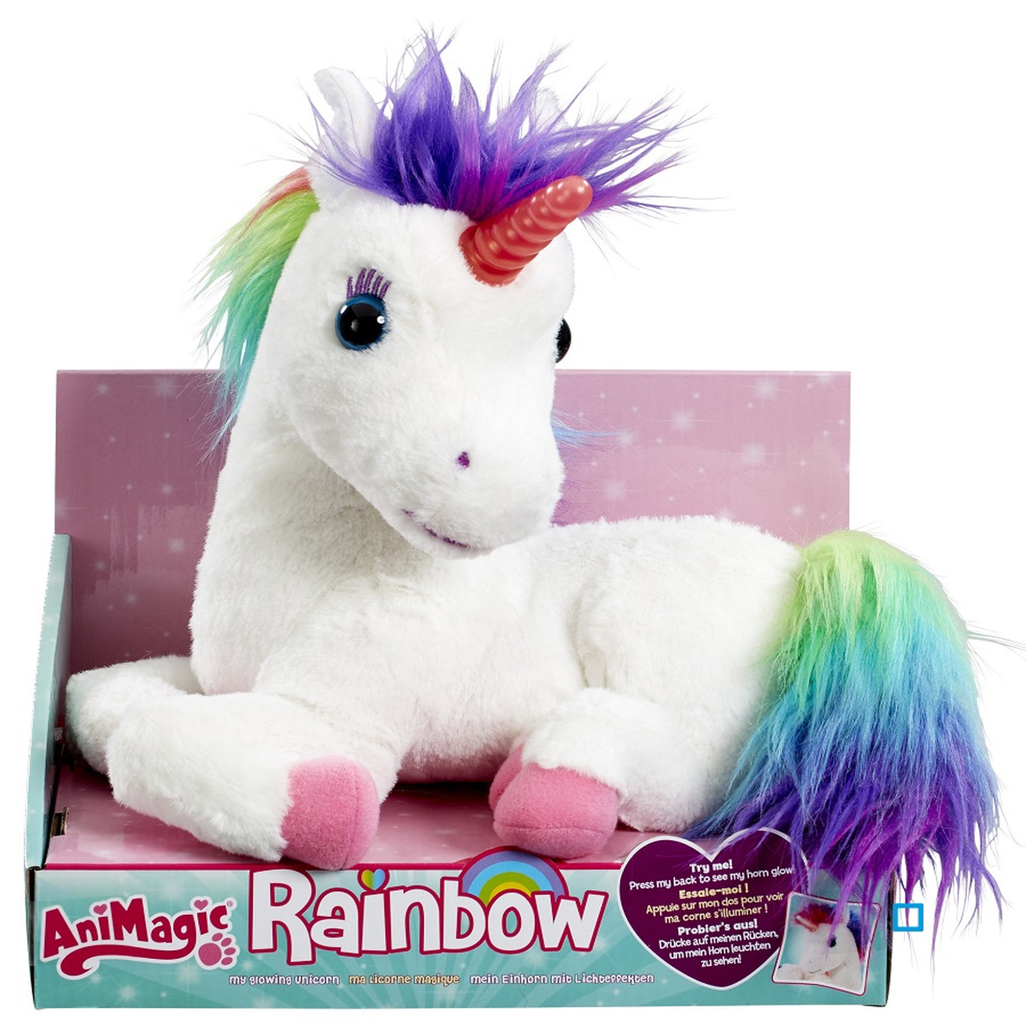 Voir la diapositive 1 : GOLIATH Peluche Rainbow, Ma Licorne Magique