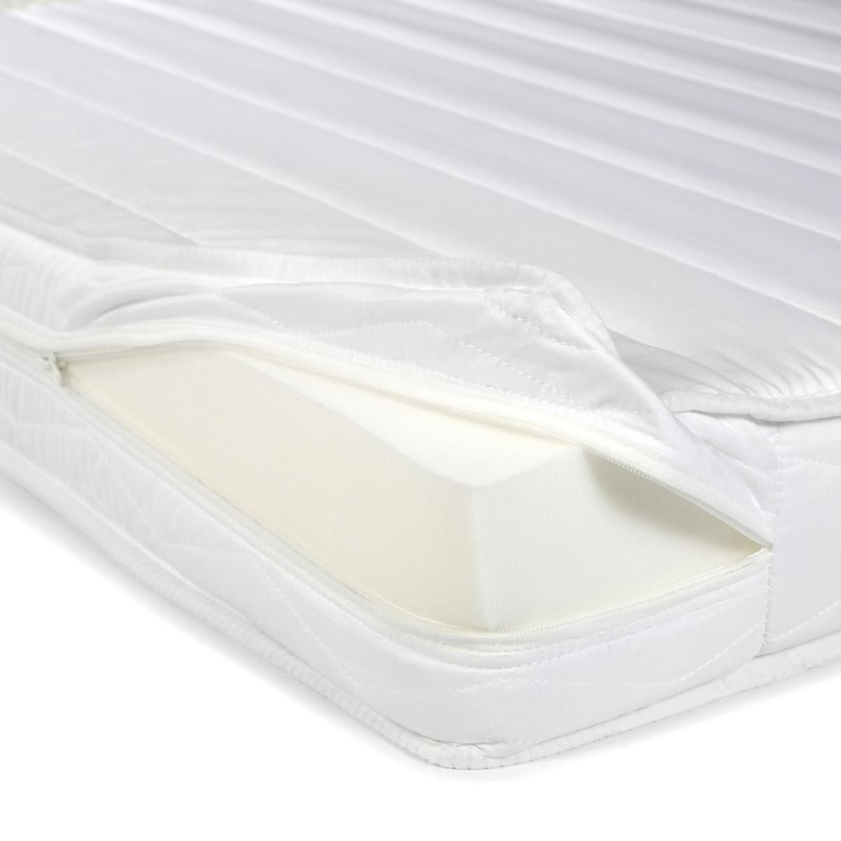 HomeStyle4U Lit rembourré avec matelas 120x200 Sommier à lattes