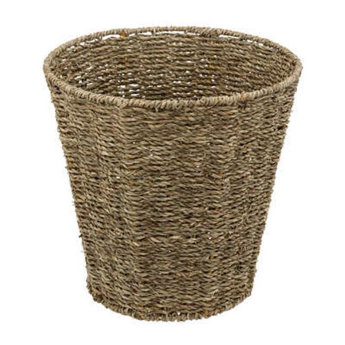 FIVE Poubelle de Salle de Bain  Seagrass  9L Naturel