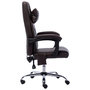 Voir la diapositive 3 : VIDAXL Chaise de bureau de massage Marron Similicuir