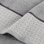 Voir la diapositive 2 : Paris Prix Serviette de Toilette Jacquard  Belina  50x90cm Gris