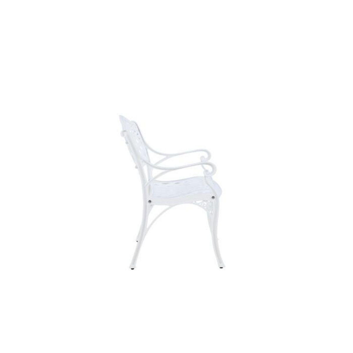 Paris Prix Banc de Jardin Design  Mafra  100cm Blanc