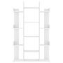 Voir la diapositive 5 : VIDAXL Bibliotheque Blanc 86x25,5x140 cm Bois d'ingenierie