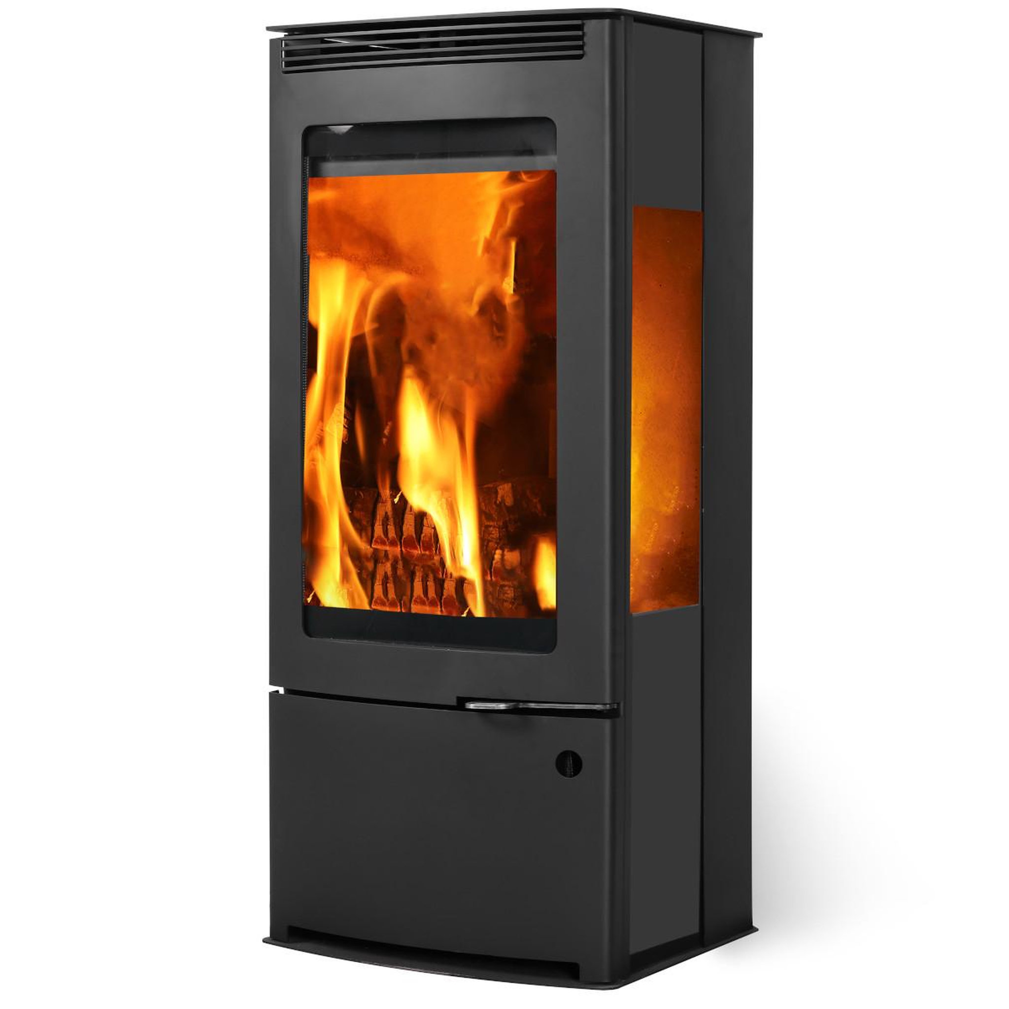 Supra Poêle à bois fonte 9.1kw - TALMA TRI-VISION