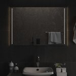 VIDAXL Miroir de salle de bain a LED 90x60 cm