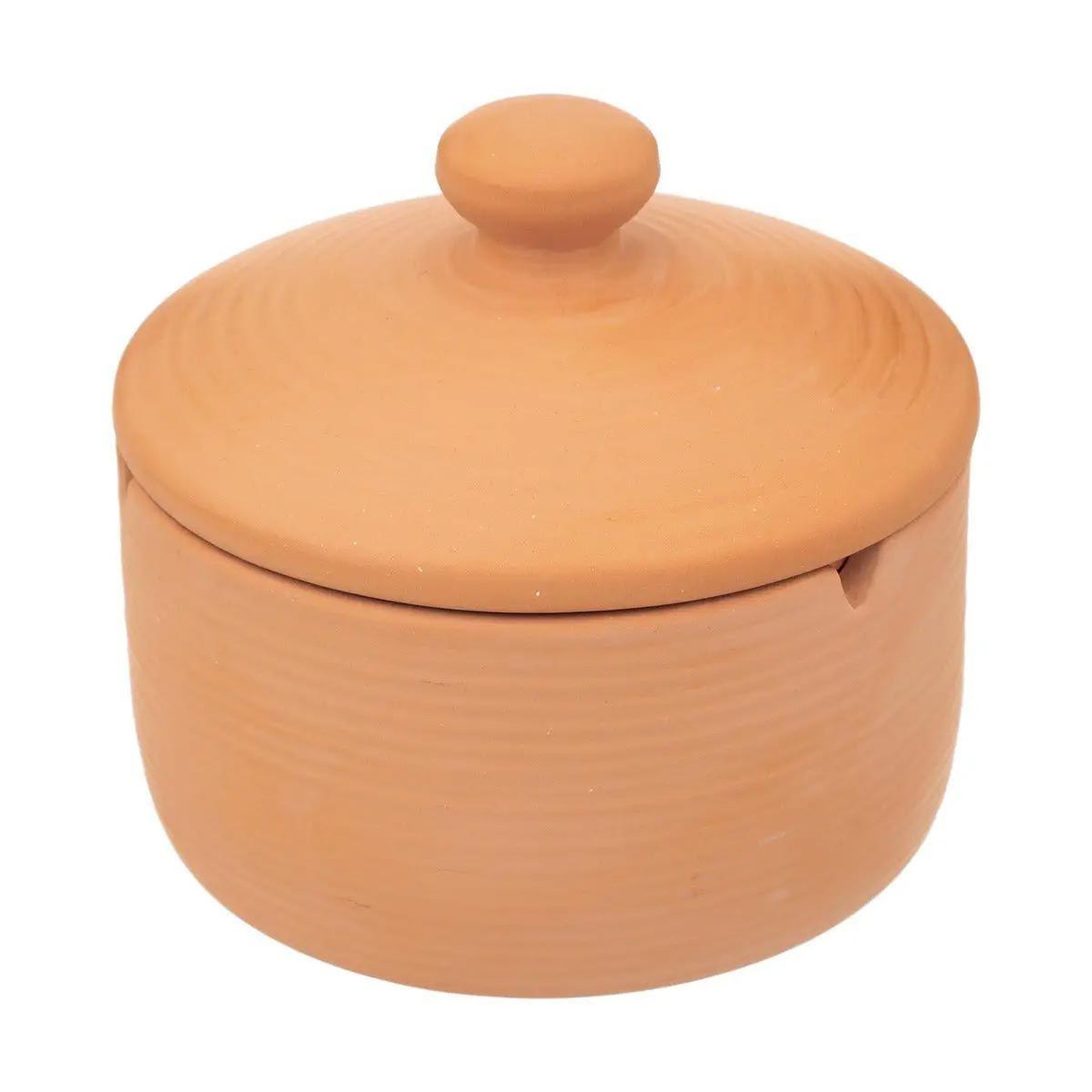 ATMOSPHERA Cendrier en terre cuite  cosy  12cm terracotta
