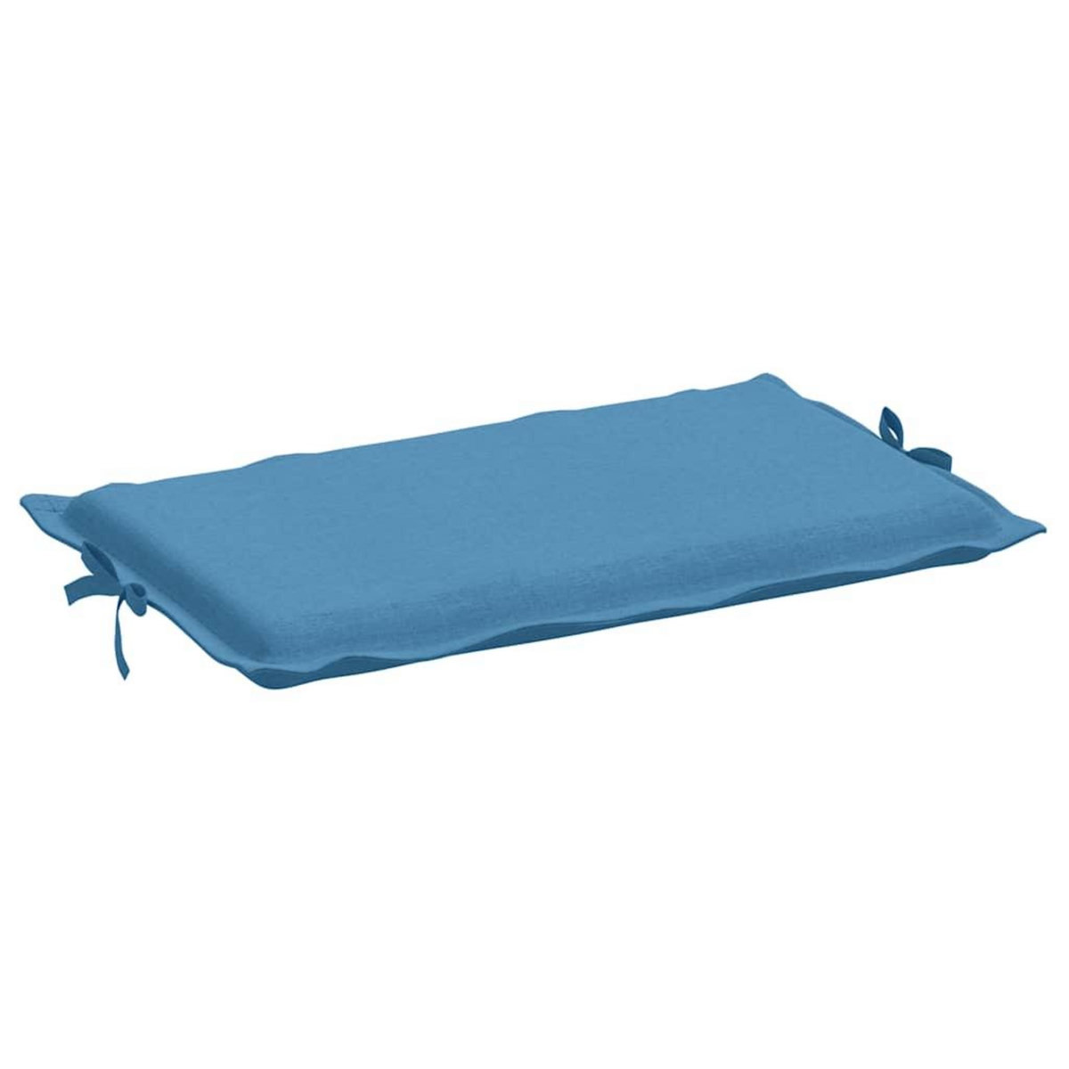VIDAXL Coussin de chaise longue bleu melange 186x58x3 cm tissu