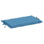Voir la diapositive 5 : VIDAXL Coussin de chaise longue bleu melange 186x58x3 cm tissu
