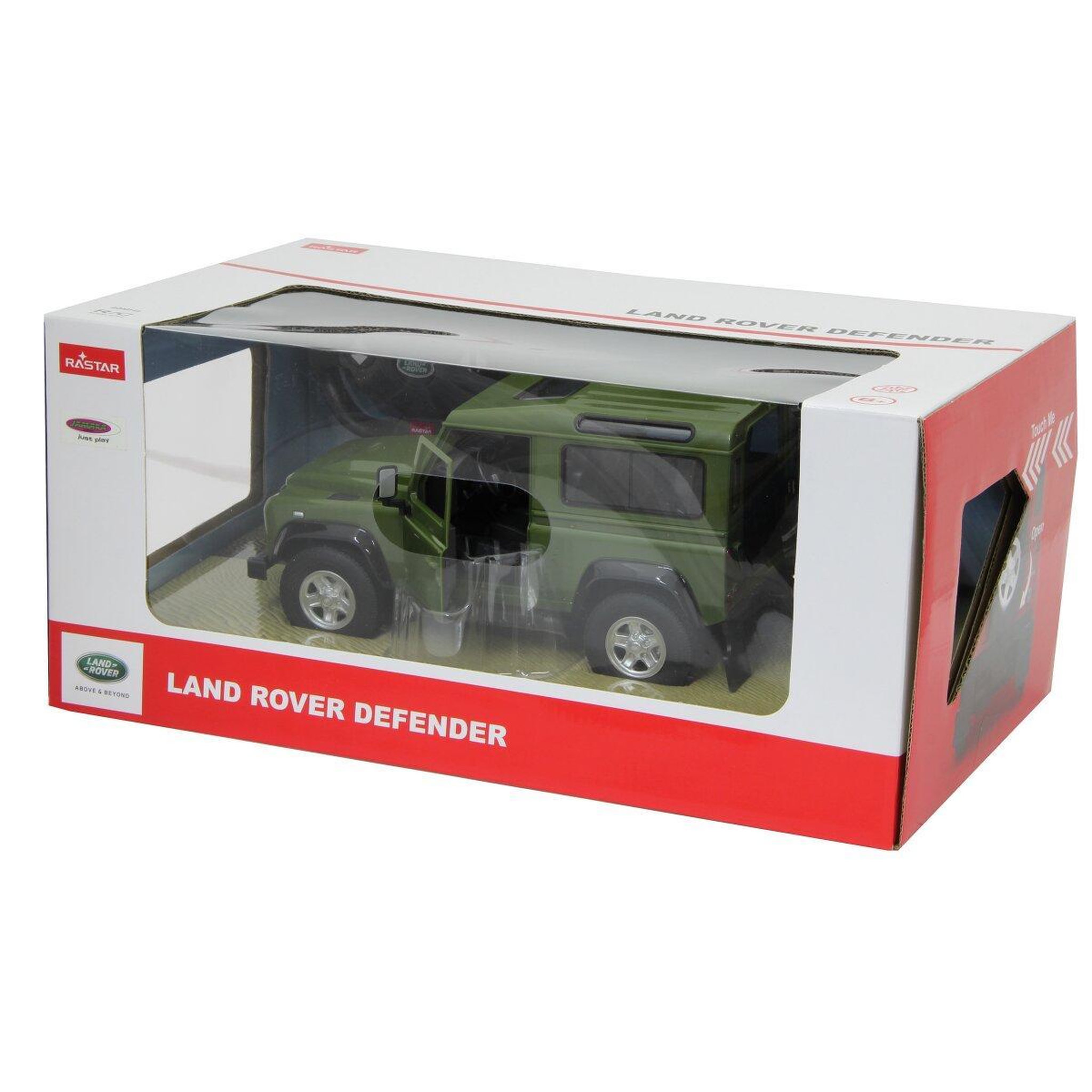 Voir la diapositive 2 : Jamara Voiture télécommandée Land Rover Defender 1:14 vert 2,4GHz