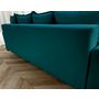Voir la diapositive 6 : LISA DESIGN Apia - canapé 3 places - convertible avec coffre - en velours