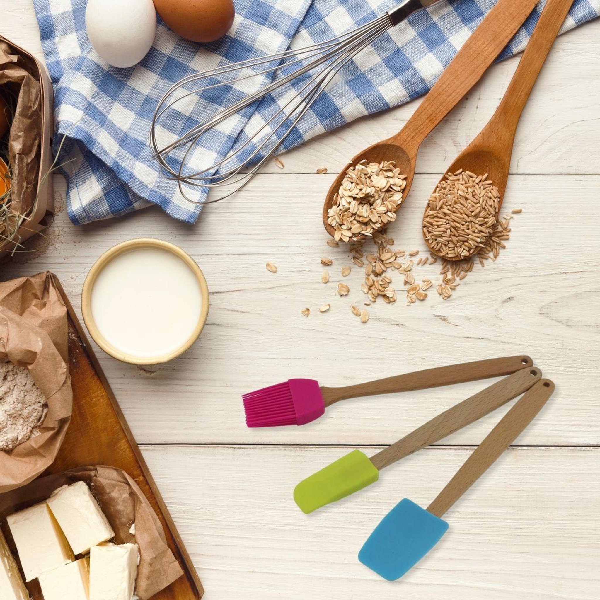 Voir la diapositive 2 : ZENKER Kit de 3 ustensiles de pâtisserie 20 cm zenker
