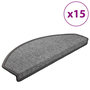 Voir la diapositive 2 : VIDAXL Tapis d'escalier 15 pcs Gris fonce 65 x 24 x 4 cm
