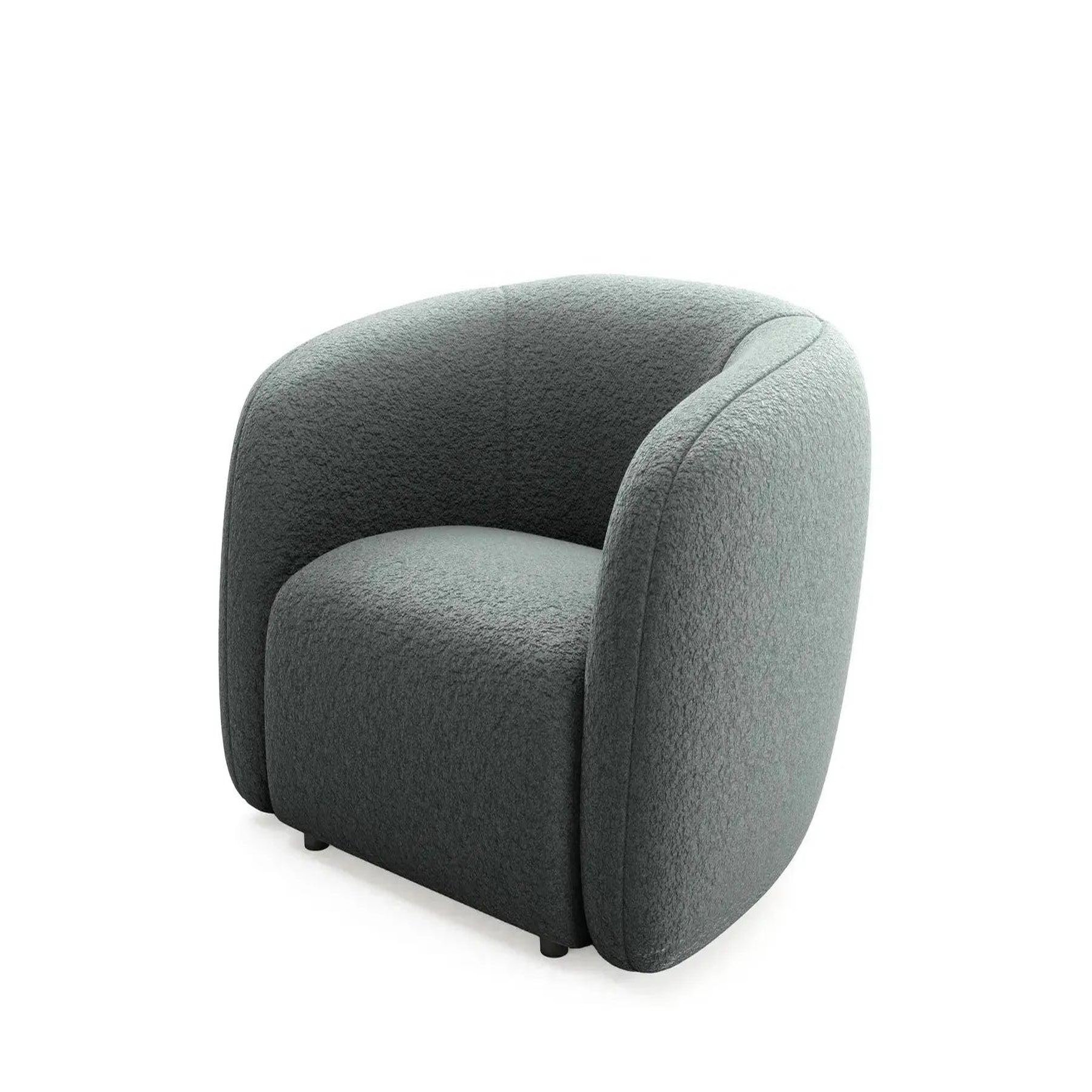 Voir la diapositive 4 : CASANOVA PARIS Bahia - fauteuil tissu bouclette