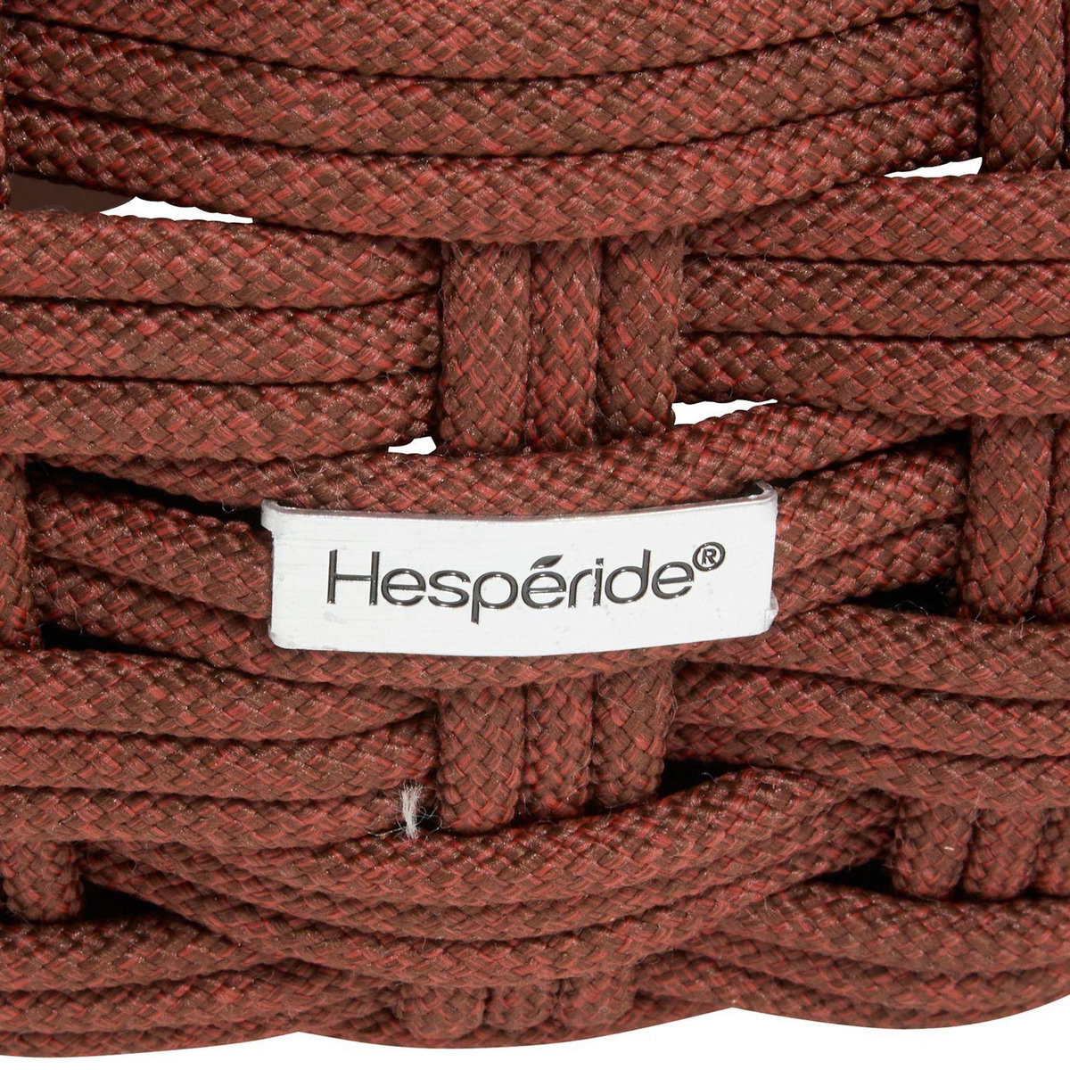 HESPERIDE Pouf de jardin tressé rond OBBAE