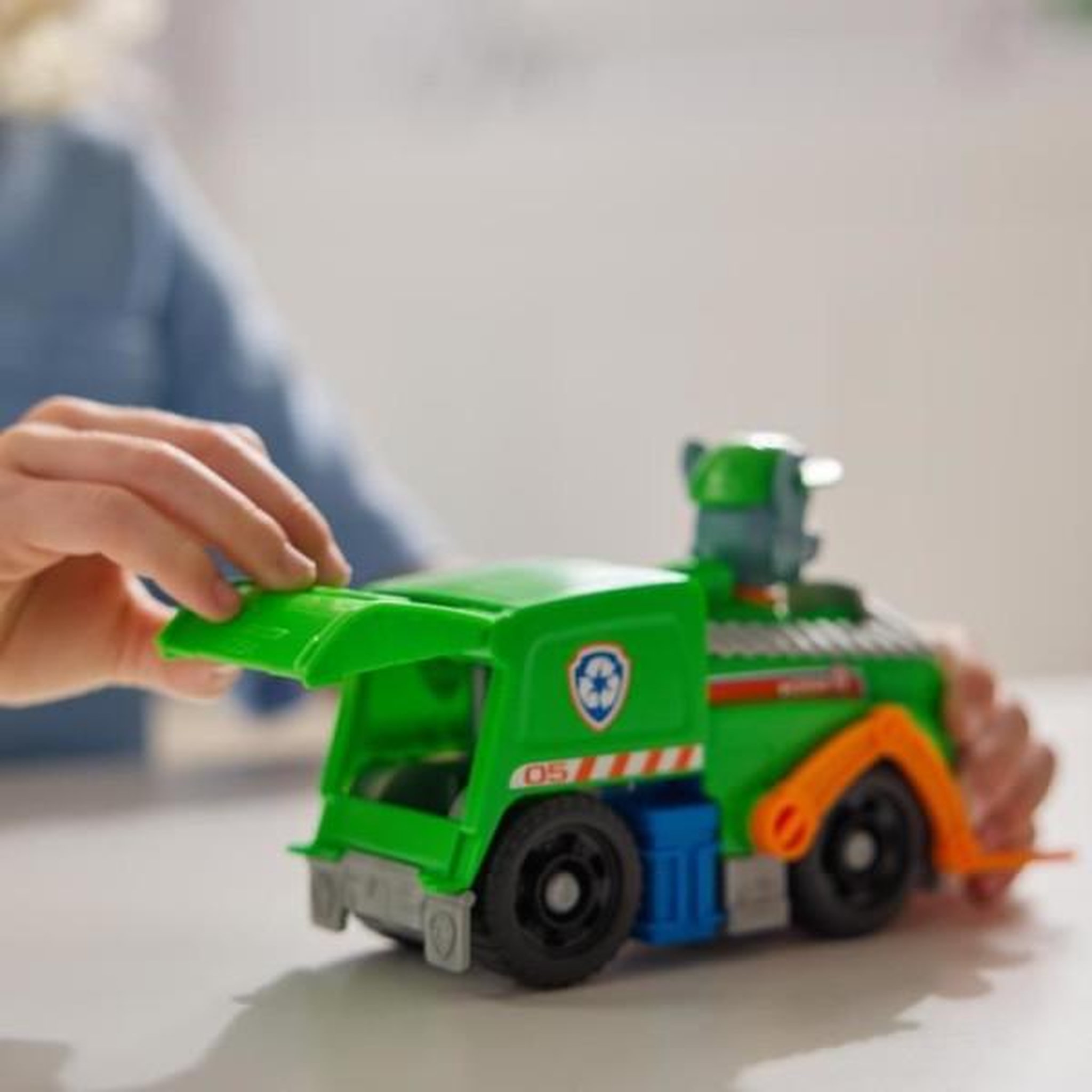 Voir la diapositive 5 : PAW PATROL Véhicule avec Figurine Rocky Paw Patrol Pat'Patrouille
