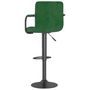 Voir la diapositive 5 : VIDAXL Tabouret de bar Vert fonce Velours