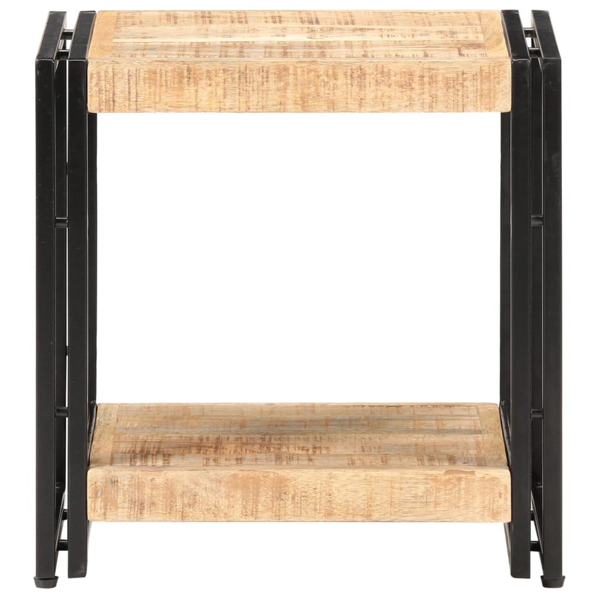Voir la diapositive 2 : VIDAXL Table d'appoint 40x30x40 cm Bois de manguier brut