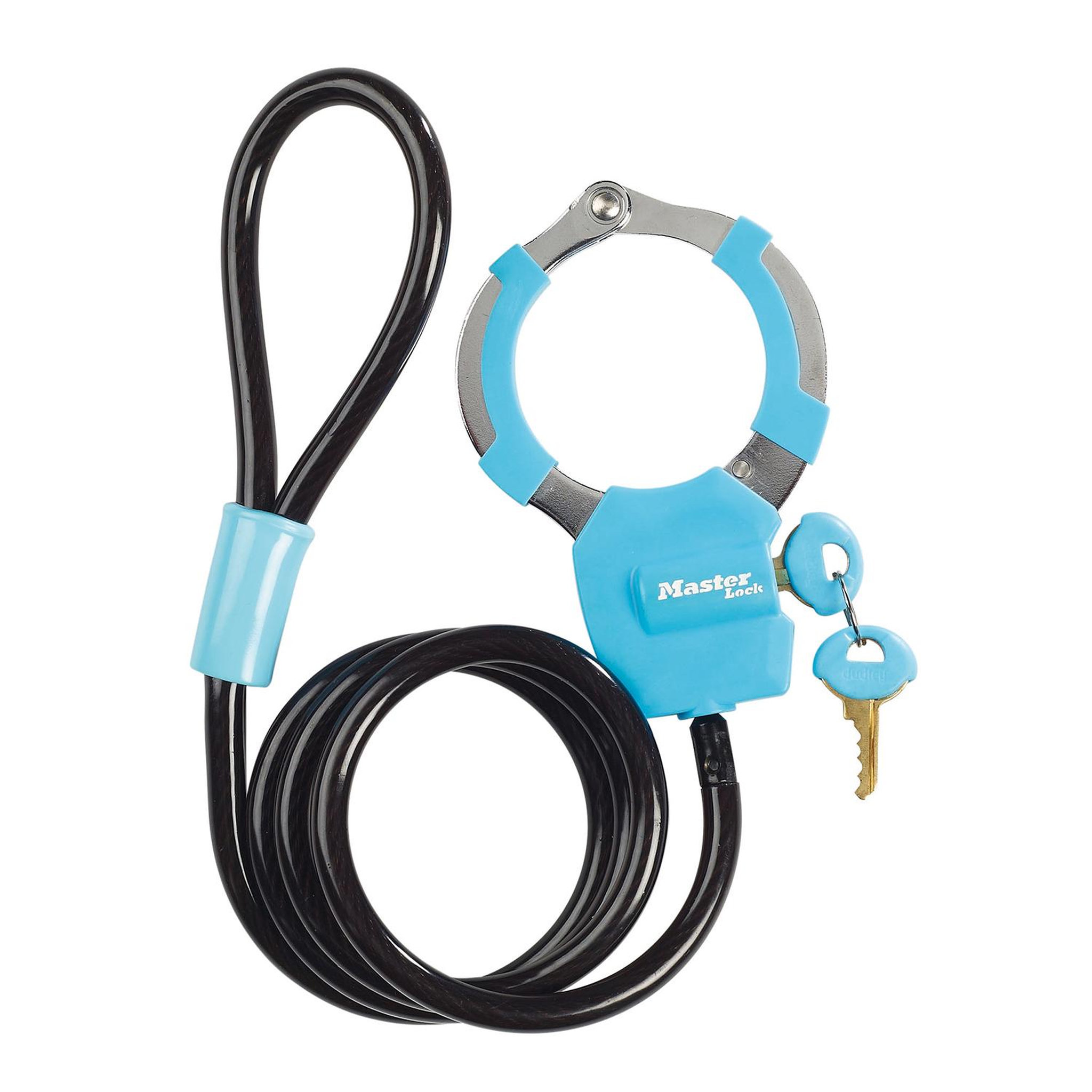 Master lock Câble antivol à clé avec menotte [1m] - 8275eurdpro