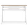 Voir la diapositive 2 : Paris Prix Table de Bar Design  Javier  150cm Blanc
