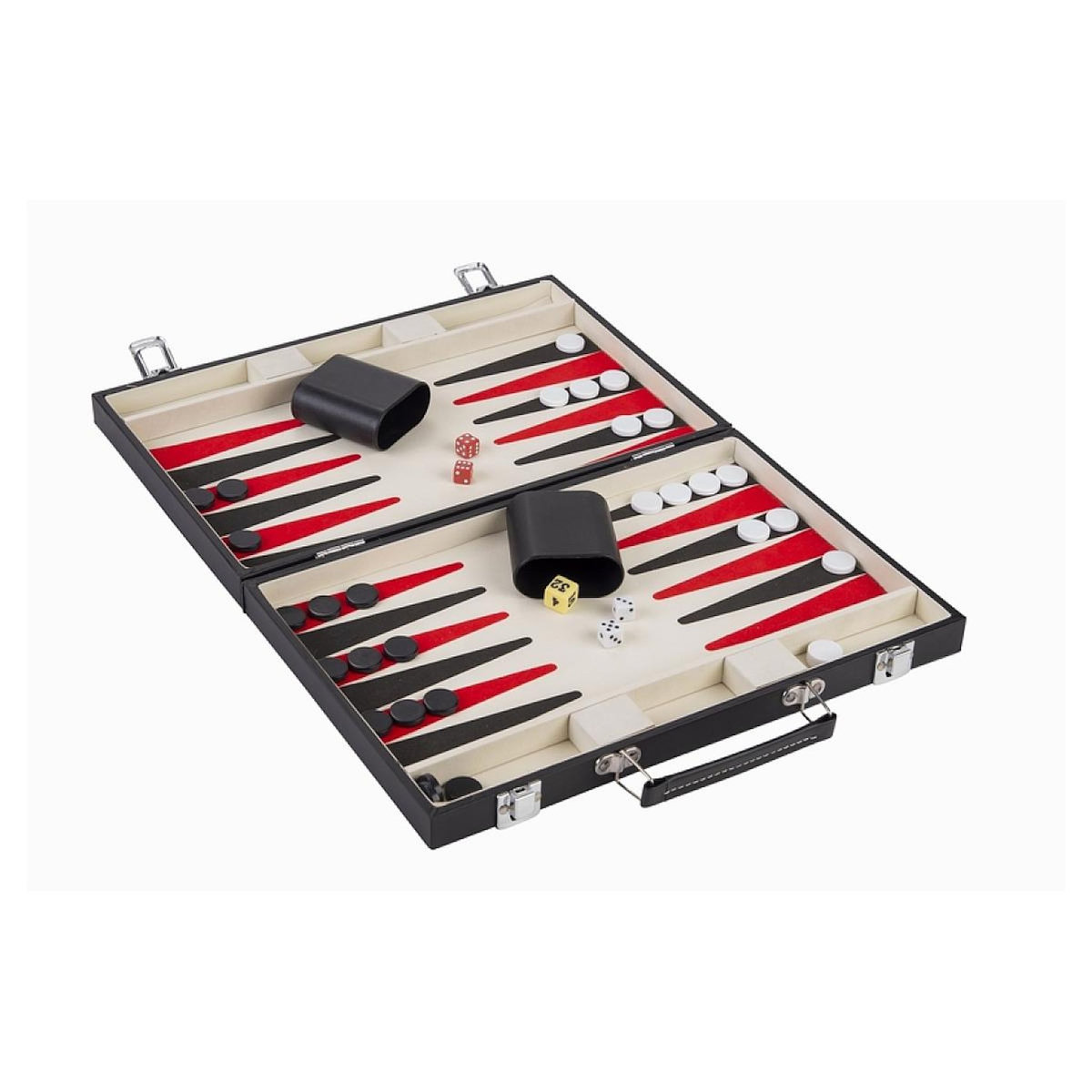 Engelhart Jeu Backgammon velours 36 cm