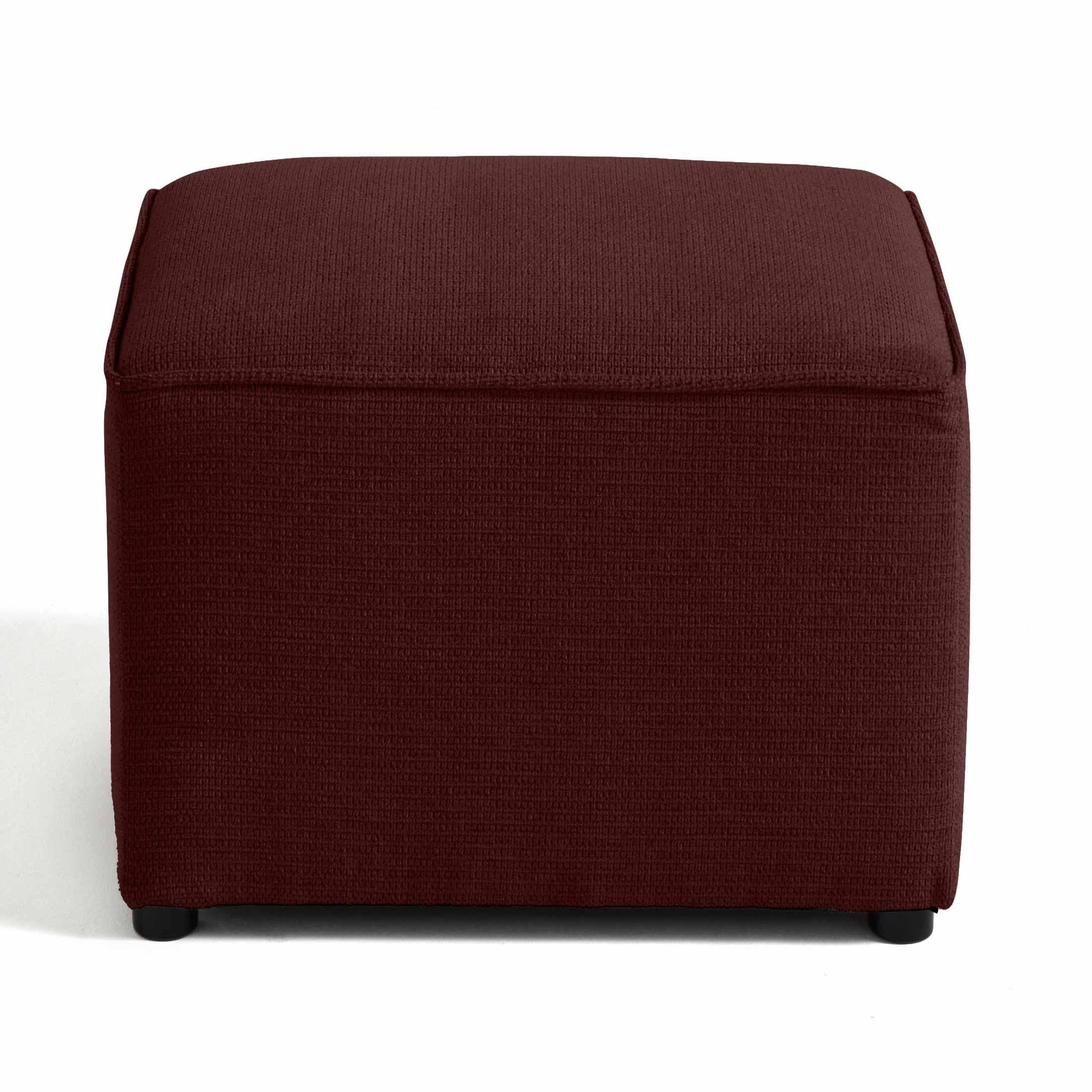 Voir la diapositive 5 : BEST MOBILIER Canopy - pouf - en tissu texturé