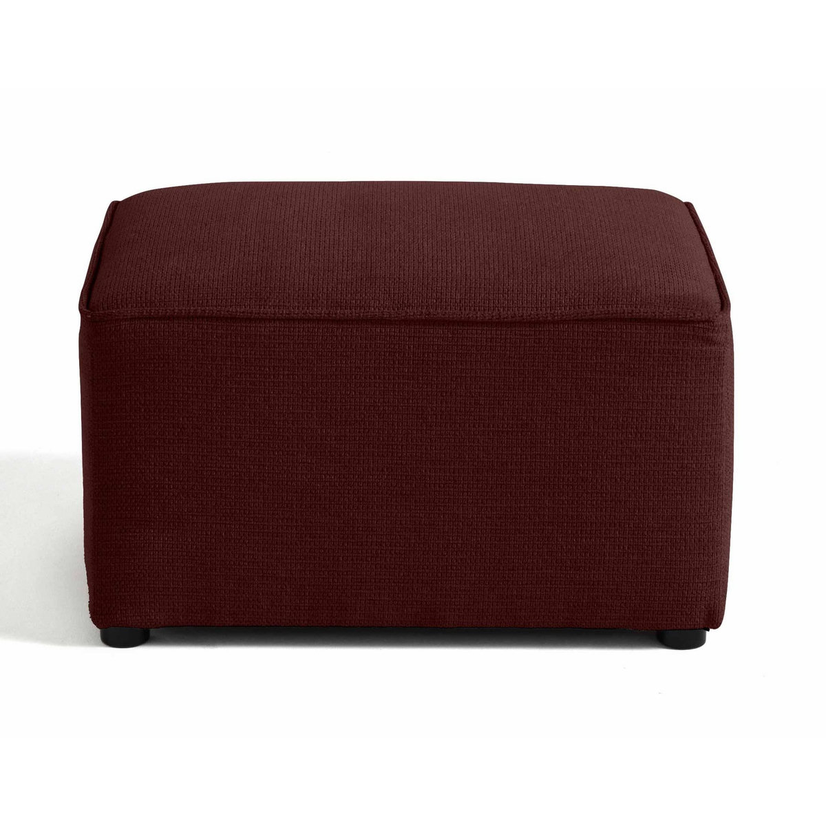 BEST MOBILIER Canopy - pouf - en tissu texturé