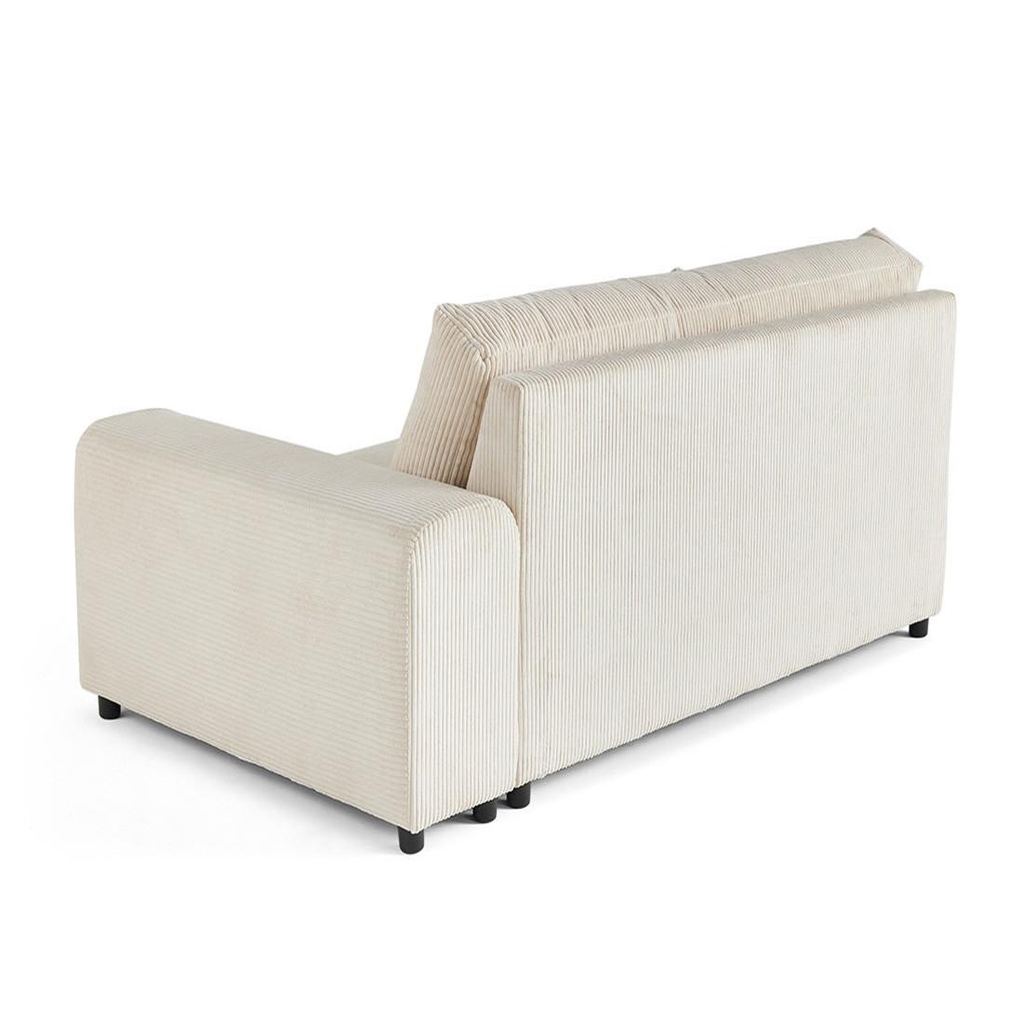 Voir la diapositive 4 : LISA DESIGN Garance - module d'assise 3 places avec accoudoir droit - en velours côtelé