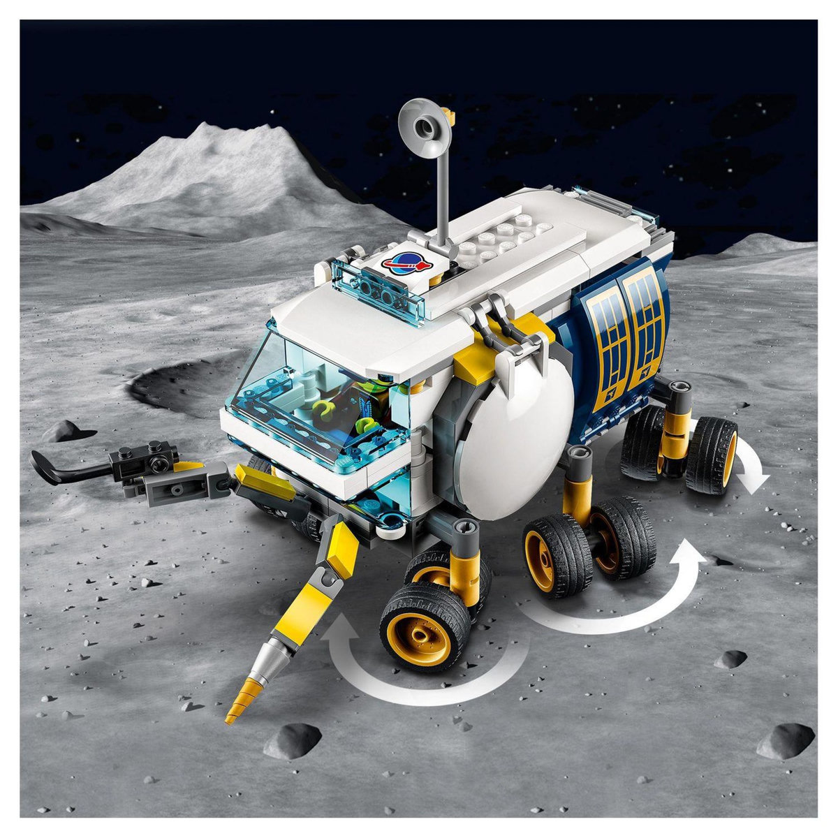 LEGO City 60348 - Le Véhicule d'Exploration Lunaire