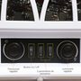 Voir la diapositive 5 : HOMCOM Cheminée électrique poêle style rétro thermostat 1000-2000 W blanc